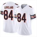 CAdoa C.Bears #84 Colston Loveland Player F.U.S.E. Limited White Game  Stitched Jerseys