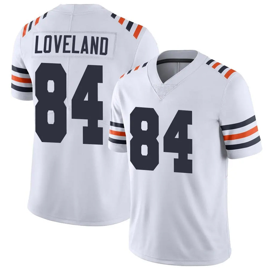 CAdoa C.Bears #84 Colston Loveland Player White Alternate Classic Vapor Limited Stitched Jerseys