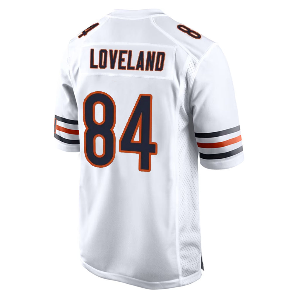 CAdoa C.Bears #84 Colston Loveland Player White Home Game Stitched Jerseys