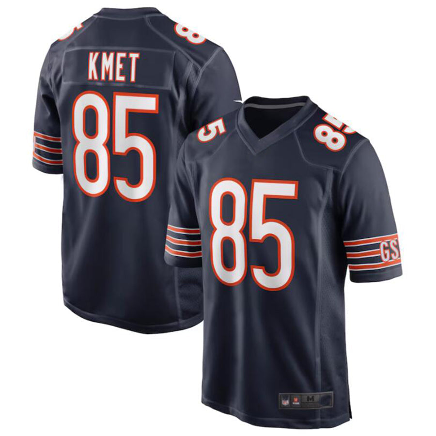 CAdoa C.Bears #85 Cole Kmet Navy Player Game Jersey American Stitched Jerseys