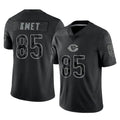 CAdoa C.Bears #85 Cole Kmet Player Black REFLECTIVE Limited Game Stitched Jerseys