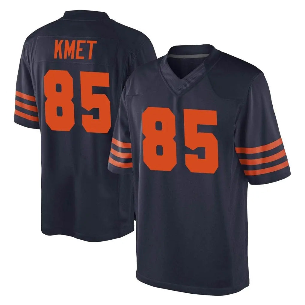 CAdoa C.Bears #85 Cole Kmet Player Navy Blue Alternate Game Stitched Jerseys