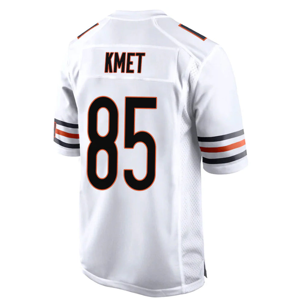 CAdoa C.Bears #85 Cole Kmet Player White Home Game Stitched Jerseys