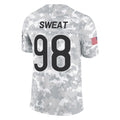 CAdoa C.Bears #98 Montez Sweat Player Arctic Camo Salute to Service Limited Stitched Jerseys