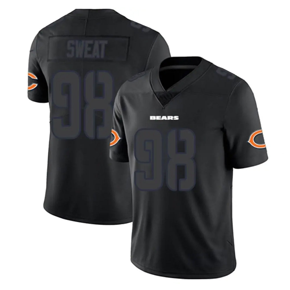 CAdoa C.Bears #98 Montez Sweat Player Black Impact Limited Game Stitched Jerseys