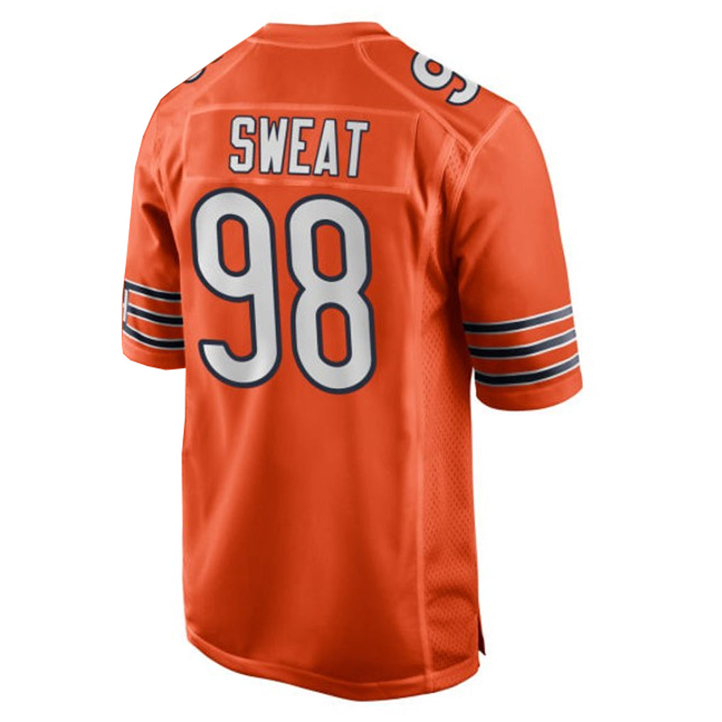 CAdoa C.Bears #98 Montez Sweat Player Orange Home Game Stitched Jerseys