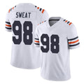 CAdoa C.Bears #98 Montez Sweat Player White Classic Vapor Limited Home Game Stitched Jerseys