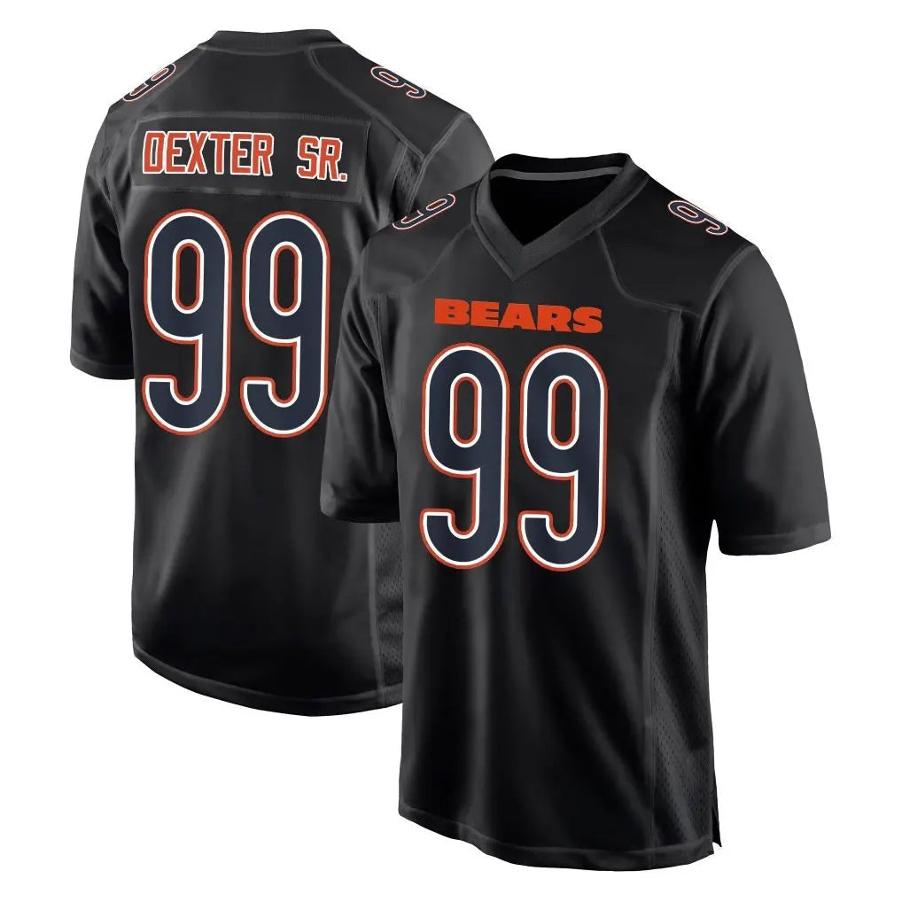 CAdoa C.Bears #99 Gervon Dexter Sr. Player Carbon Black Fashion Game Stitched Jerseys