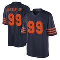 CAdoa C.Bears #99 Gervon Dexter Sr. Player Navy Blue Alternate Game Stitched Jerseys