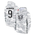 CAdoa C.Bears #9 Jim McMahon Player Arctic Camo Salute to Service Pullover Hoodies Limited Stitched Jerseys
