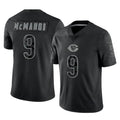 CAdoa C.Bears #9 Jim McMahon Player Black REFLECTIVE Limited Game Stitched Jerseys