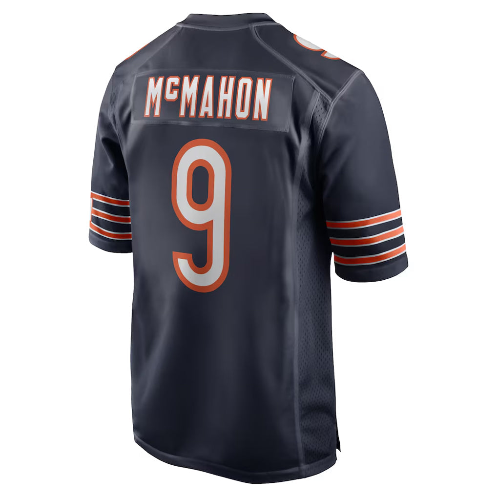 CAdoa C.Bears #9 Jim McMahon Player Navy Home Game Stitched Jerseys