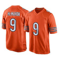 CAdoa C.Bears #9 Jim McMahon Player Orange Home Game Stitched Jerseys