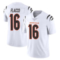 CAdoa C.Bengals #16 Joe Flacco Player White Vapor Untouchable Limited Home Game Stitched Jerseys