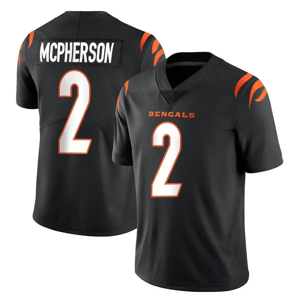 CAdoa C.Bengals #2 Evan McPherson Player Black Vapor Untouchable Limited Home Game Stitched Jerseys