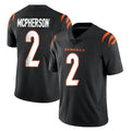 CAdoa C.Bengals #2 Evan McPherson Player Black Vapor Untouchable Limited Home Game Stitched Jerseys