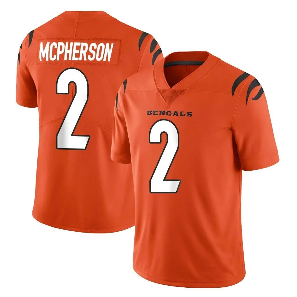 CAdoa C.Bengals #2 Evan McPherson Player Orange Vapor Untouchable Limited Home Game Stitched Jerseys