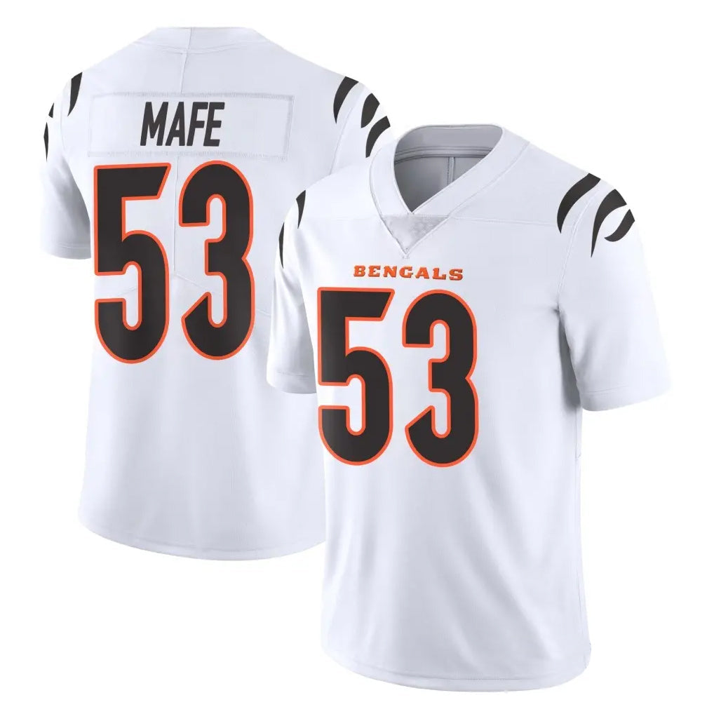 CAdoa C.Bengals #53 Boye Mafe Player White Vapor Untouchable Limited Home Game Stitched Jerseys