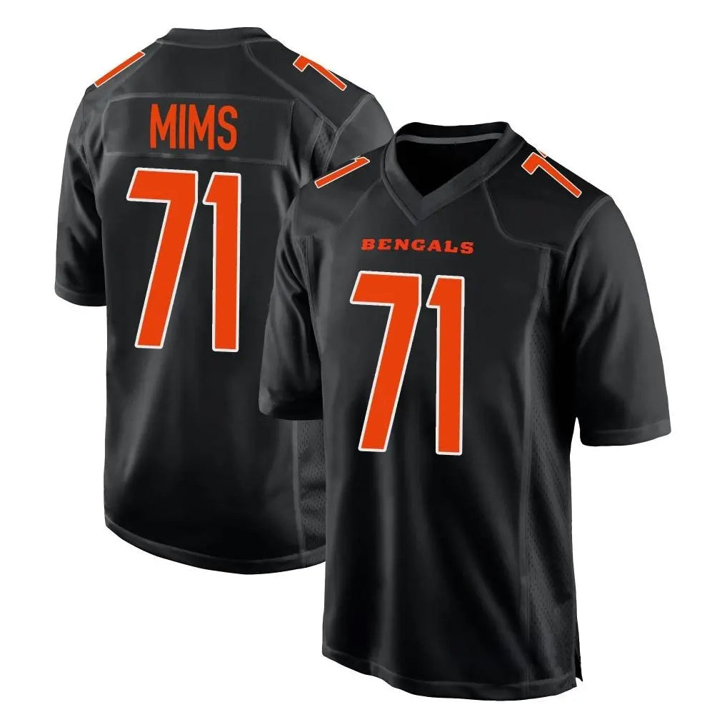 CAdoa C.Bengals #71 Amarius Mims Player Black Fashion Game Stitched Jerseys