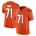 CAdoa C.Bengals #71 Amarius Mims Player Orange Vapor Untouchable Limited Home Game Stitched Jerseys