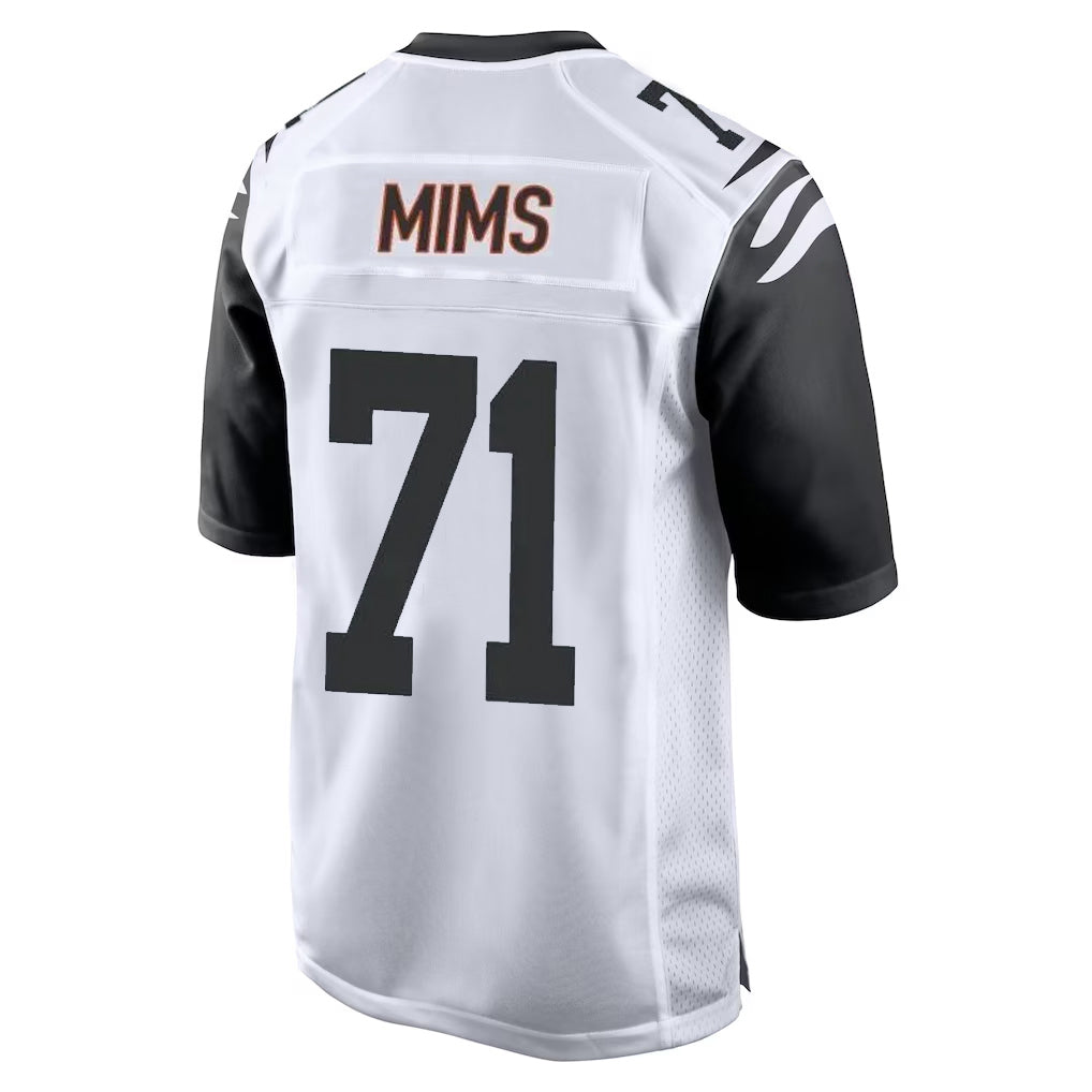 CAdoa C.Bengals #71 Amarius Mims Player White Alternate Home Game Stitched Jerseys