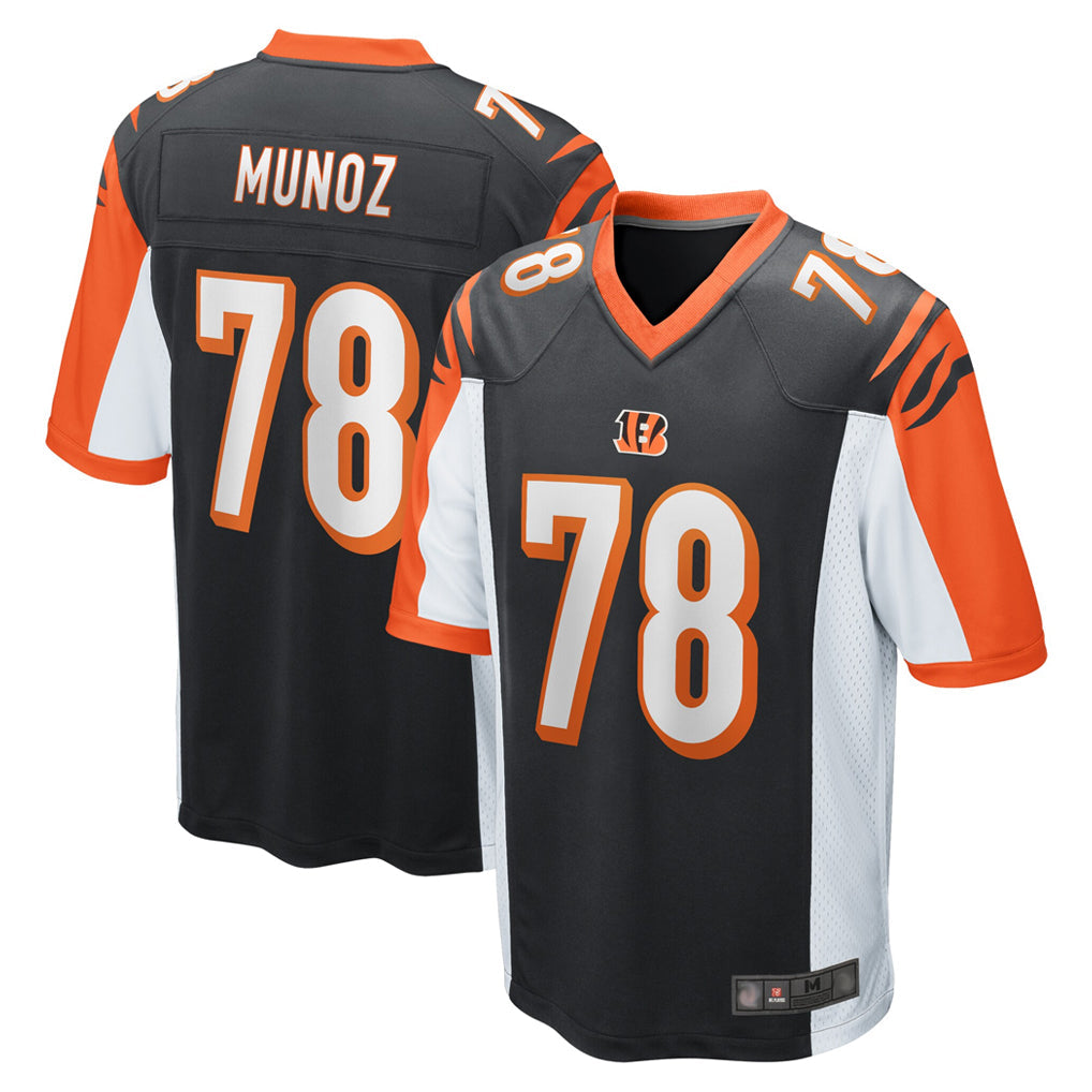 CAdoa C.Bengals #78 Anthony Munoz Player Black Alternate Home Game Stitched Jerseys
