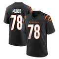 CAdoa C.Bengals #78 Anthony Munoz Player Black Home Game Stitched Jerseys