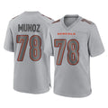 CAdoa C.Bengals #78 Anthony Munoz Player Gray Atmosphere Fashion Game Stitched Jerseys