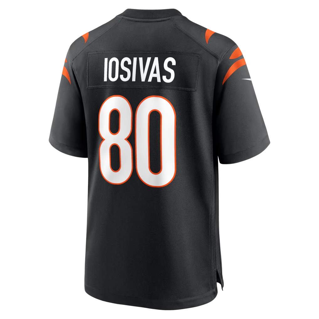 CAdoa C.Bengals #80 Andrei Iosivas Black Team Game Stitched Jerseys