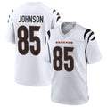 CAdoa C.Bengals #85 Chad Johnson Player White Home Game Stitched Jerseys