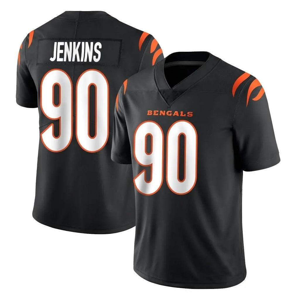 CAdoa C.Bengals #90 Kris Jenkins Jr Player Black Vapor Untouchable Limited Home Game Stitched Jerseys