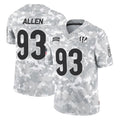 CAdoa C.Bengals #93 Jonathan Allen Player Arctic Camo Salute to Service Limited Stitched Jerseys