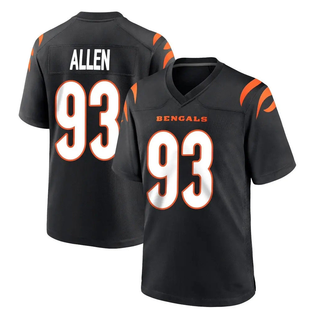 CAdoa C.Bengals #93 Jonathan Allen Player Black Home Game Stitched Jerseys