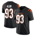 CAdoa C.Bengals #93 Jonathan Allen Player Black Vapor Untouchable Limited Home Game Stitched Jerseys