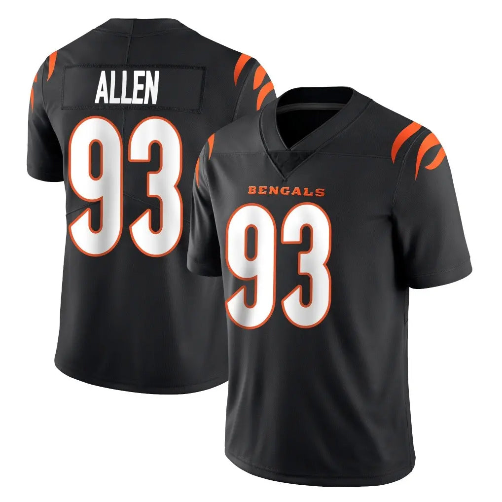 CAdoa C.Bengals #93 Jonathan Allen Player Black Vapor Untouchable Limited Home Game Stitched Jerseys