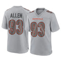 CAdoa C.Bengals #93 Jonathan Allen Player Gray Atmosphere Fashion Game Stitched Jerseys
