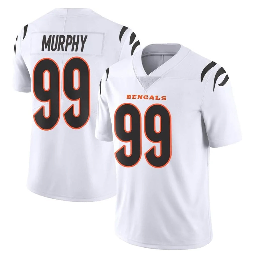 CAdoa C.Bengals #99 Myles Murphy Player White Vapor Untouchable Limited Home Game Stitched Jerseys