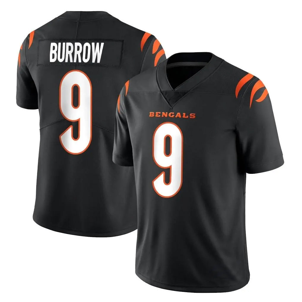 CAdoa C.Bengals #9 Joe Burrow Player Black Vapor Untouchable Limited Home Game Stitched Jerseys