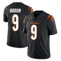 CAdoa C.Bengals #9 Joe Burrow Player Black Vapor Untouchable Limited Home Game Stitched Jerseys