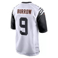 CAdoa C.Bengals #9 Joe Burrow Player White Alternate Home Game Stitched Jerseys