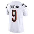 CAdoa C.Bengals #9 Joe Burrow Player White Vapor F.U.S.E. Limited Stitched Jerseys