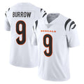 CAdoa C.Bengals #9 Joe Burrow Player White Vapor Untouchable Limited Home Game Stitched Jerseys