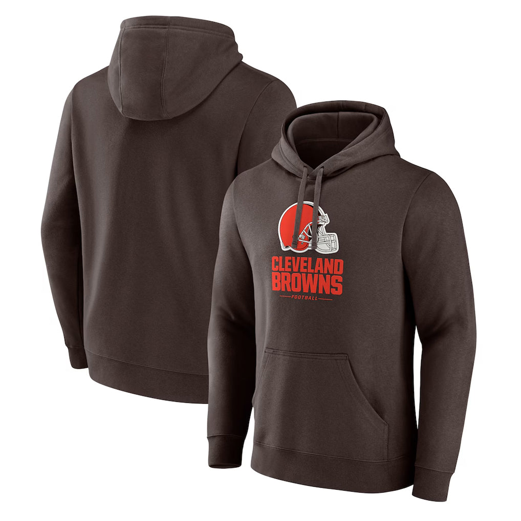 CAdoa C.Browns Brown Primetime Lockup Pullover Hoodie Blank Player Stitched Jerseys