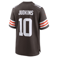 CAdoa C.Browns #10 Quinshon Judkins Brown 2025 Draft Game Stitched Jerseys