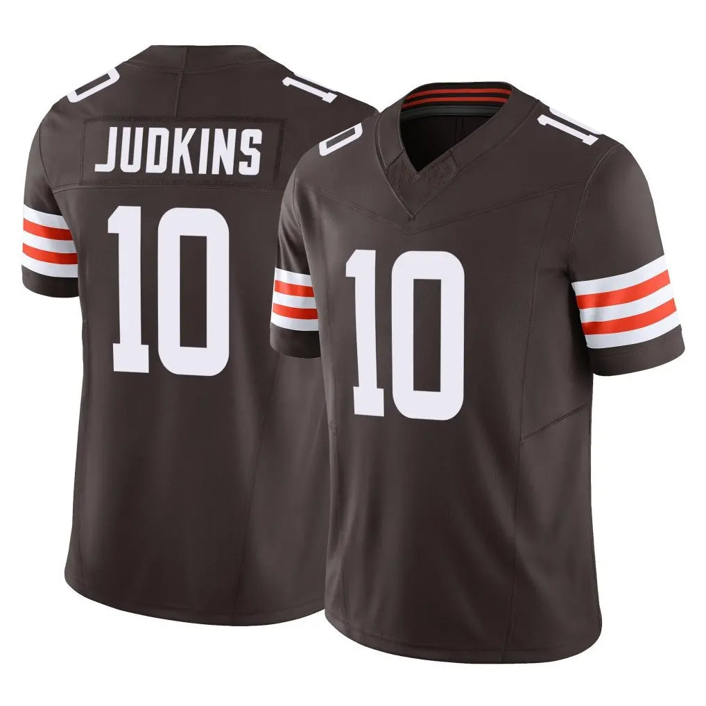 CAdoa C.Browns #10 Quinshon Judkins Player Brown Vapor F.U.S.E. Limited Home Game Stitched Jerseys