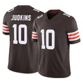 CAdoa C.Browns #10 Quinshon Judkins Player Brown Vapor F.U.S.E. Limited Home Game Stitched Jerseys