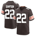 CAdoa C.Browns #22 Dylan Sampson Player Brown Home Game Stitched Jerseys