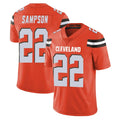 CAdoa C.Browns #22 Dylan Sampson Player Orange Alternate Vapor Untouchable Limited Home Game Stitched Jerseys