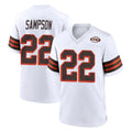 CAdoa C.Browns #22 Dylan Sampson Player White Alternate Home Game Stitched Jerseys