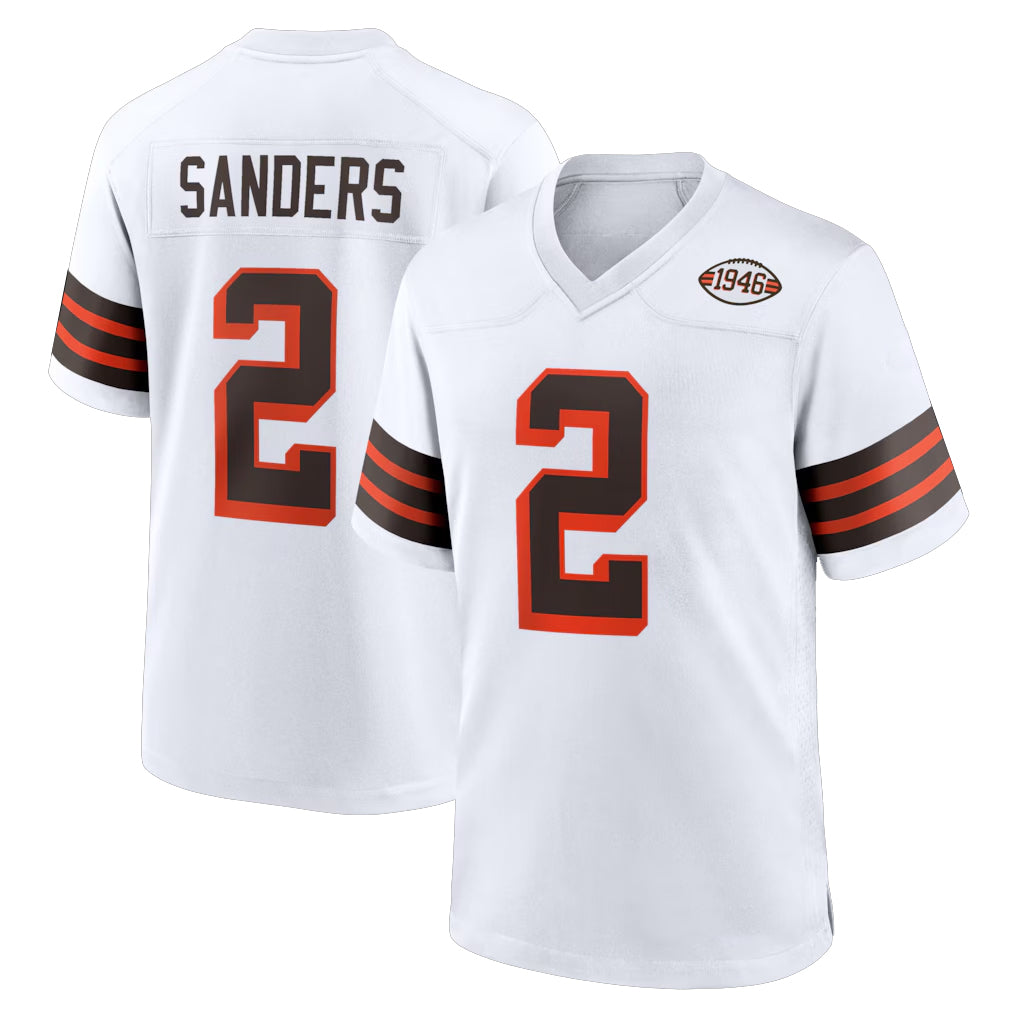 CAdoa C.Browns #2 Shedeur Sanders Player White Alternate Home Game Stitched Jerseys